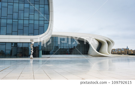 Modern Heydar Aliev Center in Baku, Azerbaijan Modern Heydar Aliev Center in Baku, Azerbaijan 109792615