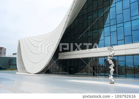 Modern Heydar Aliev Center in Baku, Azerbaijan Modern Heydar Aliev Center in Baku, Azerbaijan 109792616