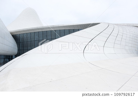 Heydar Aliev Center abstract element Heydar Aliev Center abstract element 109792617