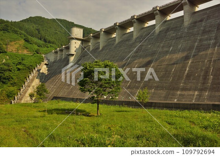 Embankment of Hayachine Dam 109792694