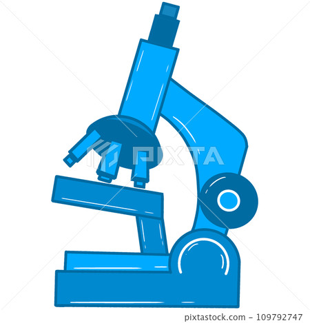 illustration of microscope 109792747