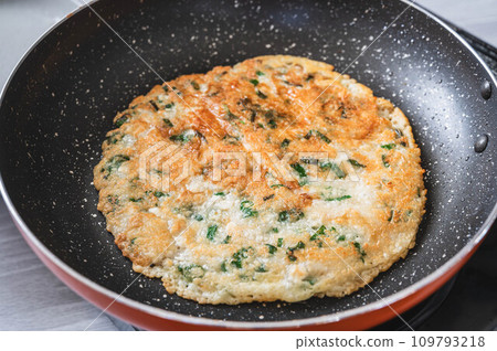 Baked tofu cheese pancake Baked tofu cheese pancake 109793218