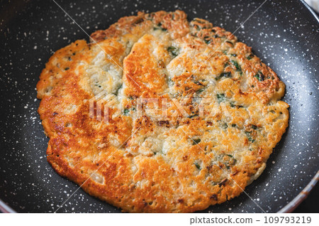 Crispy tofu cheese pancake Crispy tofu cheese pancake 109793219