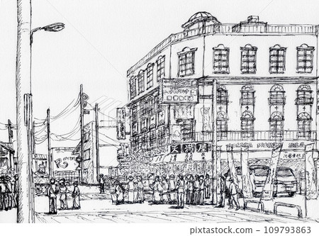 festival procession festival procession 109793863