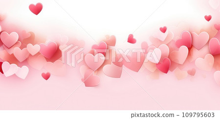 Colors of Love: Vibrant Hearts in a Creative Festive Theme 109795603