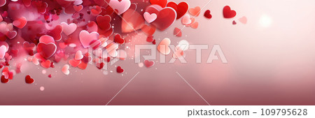 Heart Symphony: Abstract Festive Backdrop for Artistic Creations Heart Symphony: Abstract Festive Backdrop for Artistic Creations 109795628