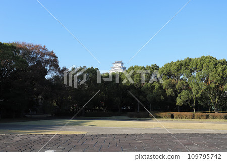 從白台公園看到的姬路城風景（兵庫縣姬路市） 109795742