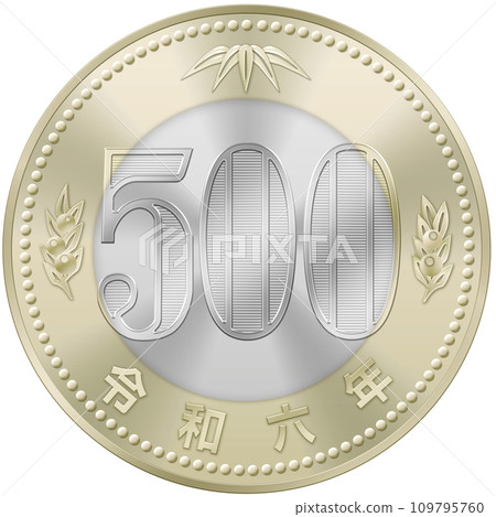500 yen coin Reiwa 6 500 yen coin Reiwa 6 109795760