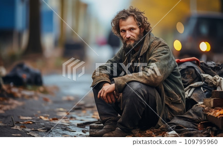 Urban Isolation: Depiction of Homelessness and Loneliness 109795960