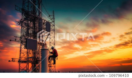 On Top of Connectivity: Technical Expert at Telecommunications Tower 109796410