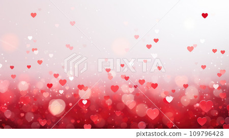 Valentine's Elegance: Festive Background with Warm Wishes 109796428