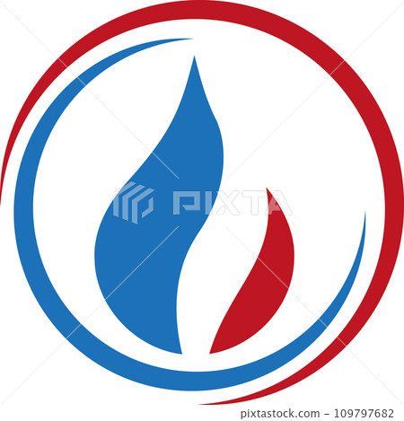 fire, flame, water drop, water, plumber, logo, icon fire, flame, water drop, water, plumber, logo, icon 109797682
