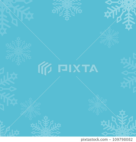 Christmas background of white translucent snowflakes. 109798082