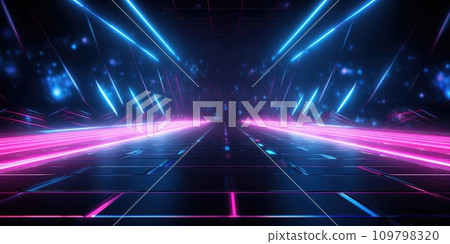 a dark background with neon and pink lighting a dark background with neon and pink lighting 109798320