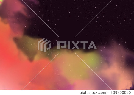 Fantastic cartoon nebulas clouds in space. Fantastic cartoon nebulas clouds in space. 109800090