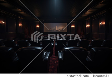 cinema and seats in auditorium cinema and seats in auditorium 109800815