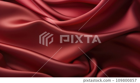 close up of red silk smooth background close up of red silk smooth background 109800857