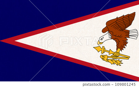 Flag of American Samoa. official symbol of Eastern Samoa 109801245