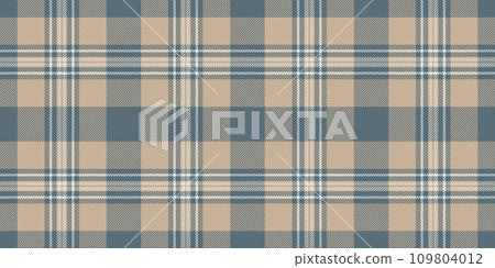 Romantic plaid vector check, geometry pattern fabric textile. 20s background texture tartan seamless in pastel and white colors. 109804012