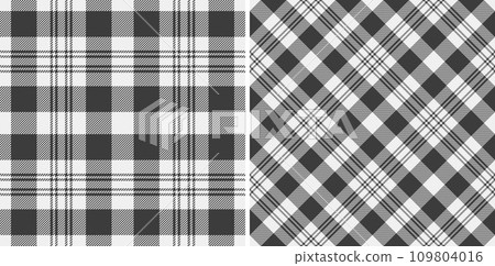 Check vector background of fabric tartan texture with a seamless plaid pattern textile. Check vector background of fabric tartan texture with a seamless plaid pattern textile. 109804016