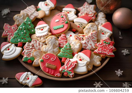 人工智慧生成的聖誕餅乾 109804259