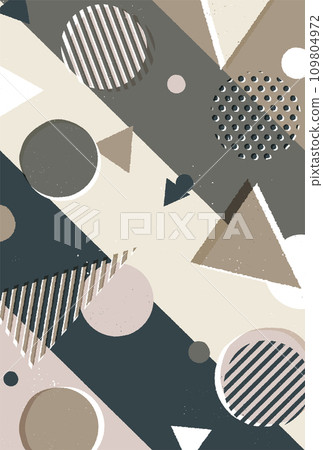 Background material_Rough Memphis pattern 109804972