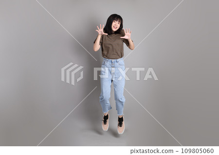 Cute Asian Woman 109805060