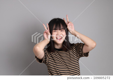 Cute Asian Woman Cute Asian Woman 109805272