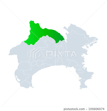 相模原市和神奈川縣地圖 109806074