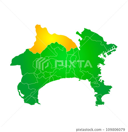 相模原市和神奈川縣地圖 109806079