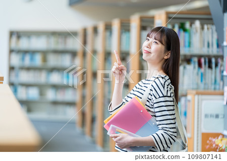 Library Woman Photography cooperation: Ariake College of Education and Arts 109807141