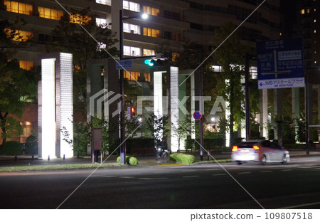 Night view of the Gate of Peace Night view of the Gate of Peace 109807518