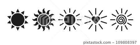 太陽圖，代表陽光的圖標 109808397