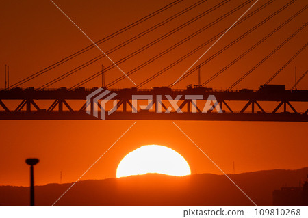 [神奈川縣]橫濱港的黎明 109810268