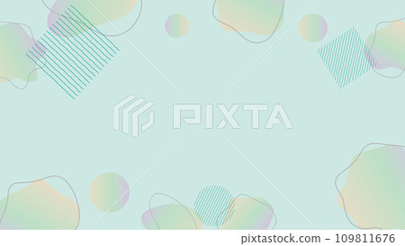 彩色漸層抽象液體形狀向量插圖集 彩色漸層抽象液體形狀向量插圖集 109811676