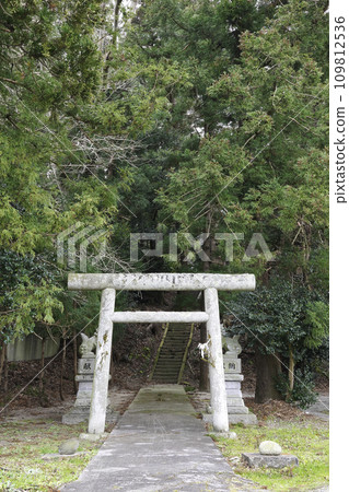A landscape with torii A landscape with torii 109812536