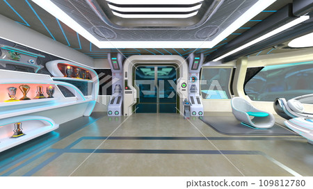 Scenery inside the spacecraft 109812780