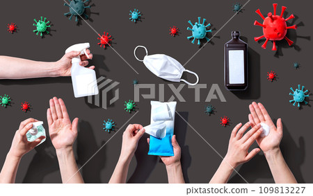 Prevent virus and germs 109813227