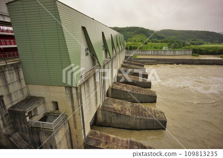 Nibutani Dam spillway 109813235