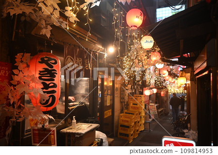 Christmas version of Shinjuku/Omoide Yokocho 109814953