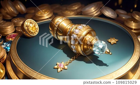 Glittering, luxurious jewels: Legendary treasures from around the world [AI-generated images] 109815029