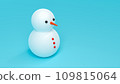 Snowman winter 3DCG 109815064
