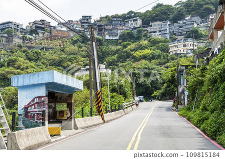 View of the old street in Jiufen, New Taipei City, Taiwan. View of the old street in Jiufen, New Taipei City, Taiwan. 109815184