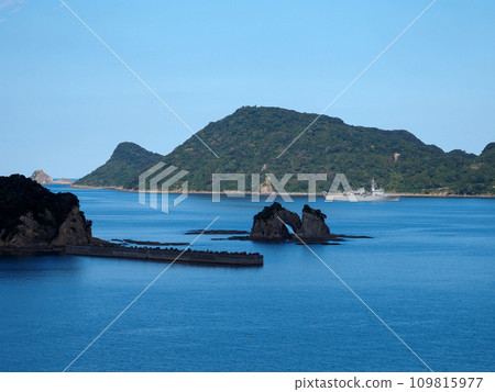 Scenery of Hyuganada seen from the roadside station Nango Scenery of Hyuganada seen from the roadside station Nango 109815977