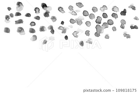 白色背景上的黑色水彩背景插畫素材 白色背景上的黑色水彩背景插畫素材 109818175