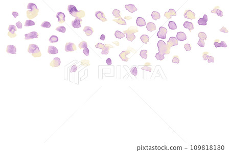 Purple watercolor background illustration material on white background Purple watercolor background illustration material on white background 109818180