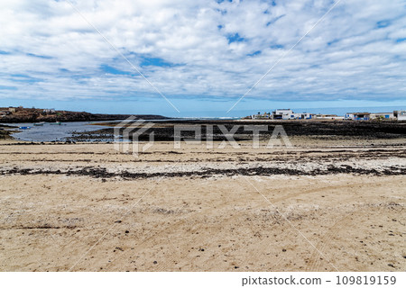 Fisherman village Majanicho La Oliva Fuerteventura Canary Islands Spain Fisherman village Majanicho La Oliva Fuerteventura Canary Islands Spain 109819159