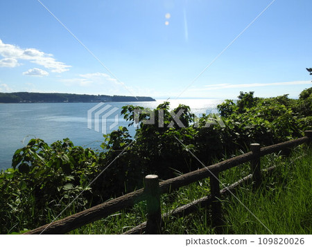 Sea scenery, natural scenery, Kyushu region 109820026