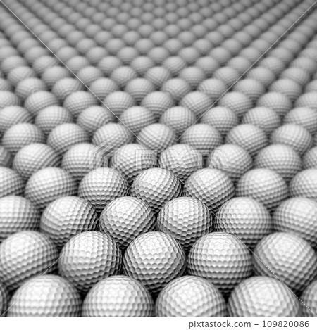 高爾夫球 3DCG 景深的集合 109820086