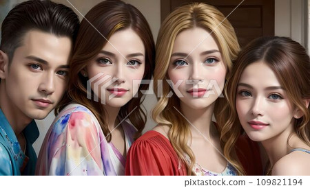 各家庭合照：紀念照【AI生成影像】 109821194